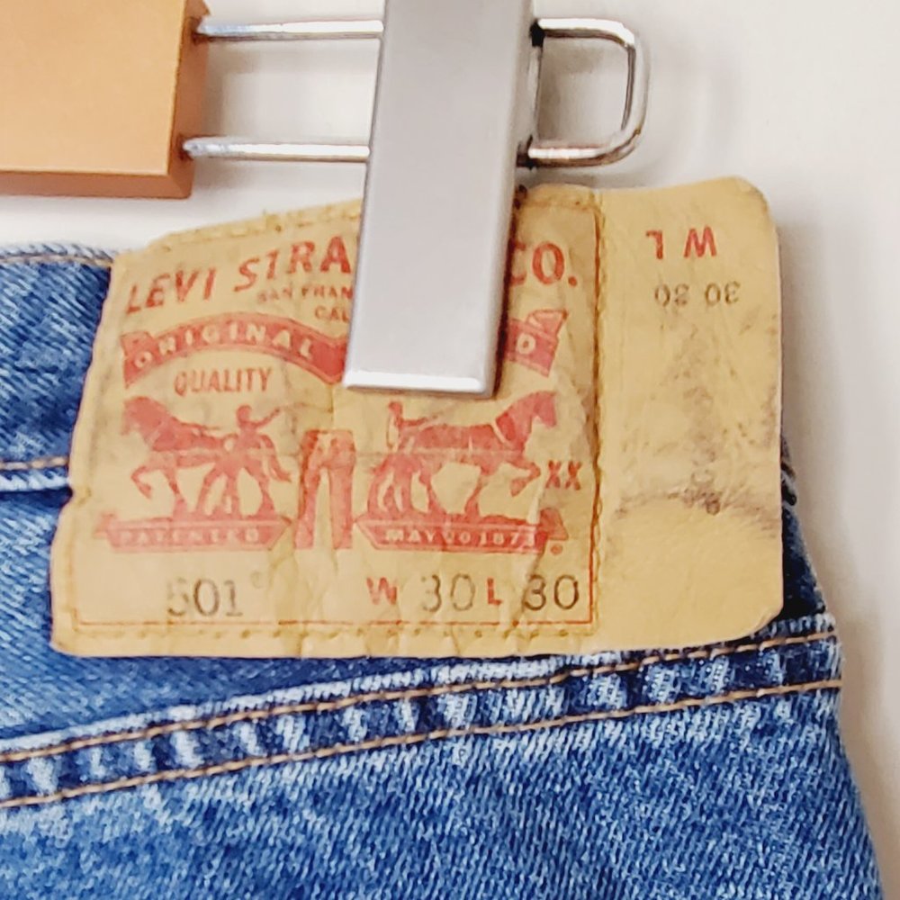 LEVI'S ORIGINAL 501 High Rise Straight Leg Jeans - Picture 6 of 11
